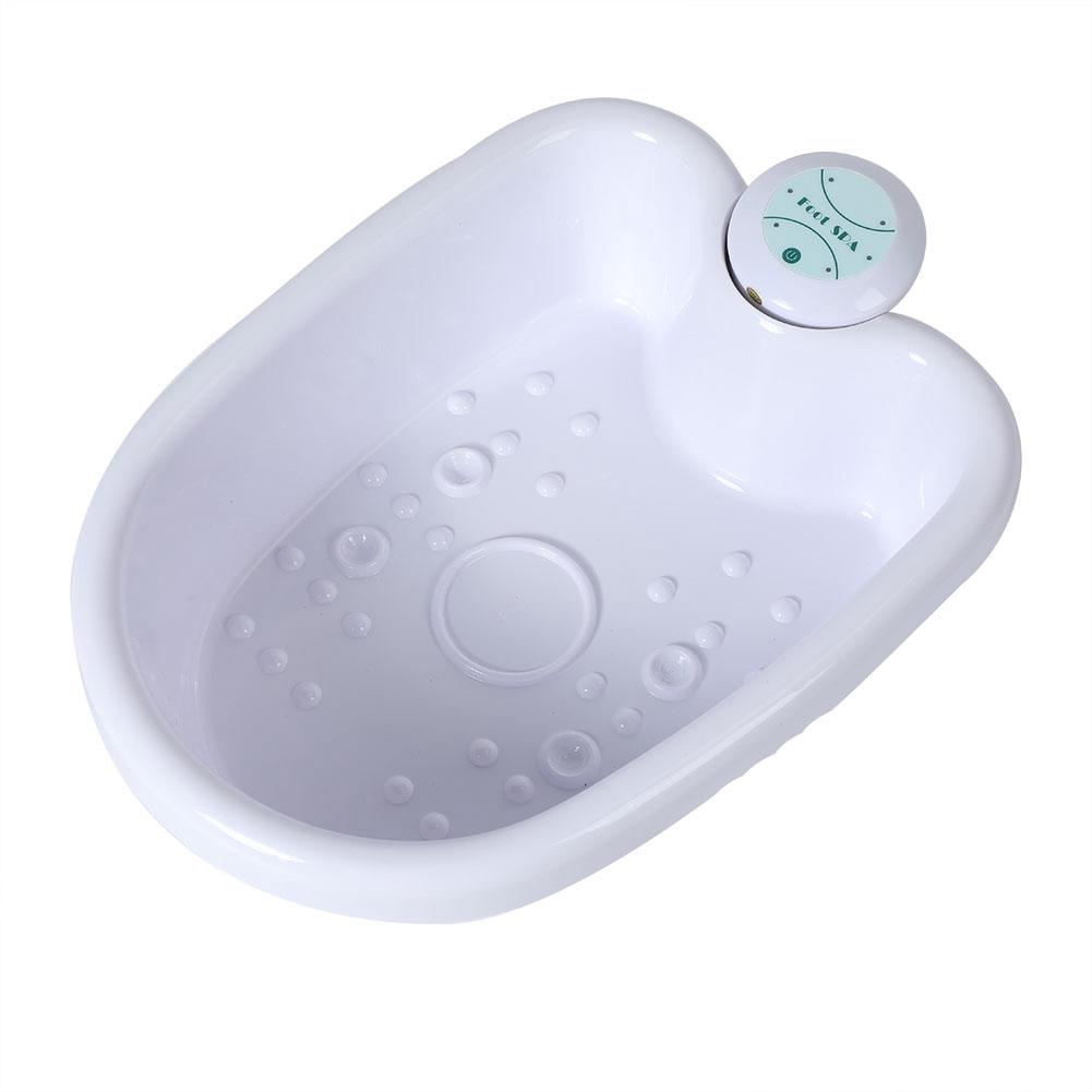 Tragbare Fuß SPA Bad Array Negative Ionen Detox Fuß Badewanne Massage Entspannen Fuß Badewanne EU PLUG weiß