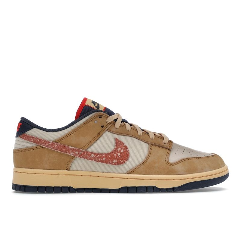 Nike Dunk Low Sketch & Exploration Unisex-Sneaker Tan Wheat Burnt-Sunrise HQ3640-790 37.5