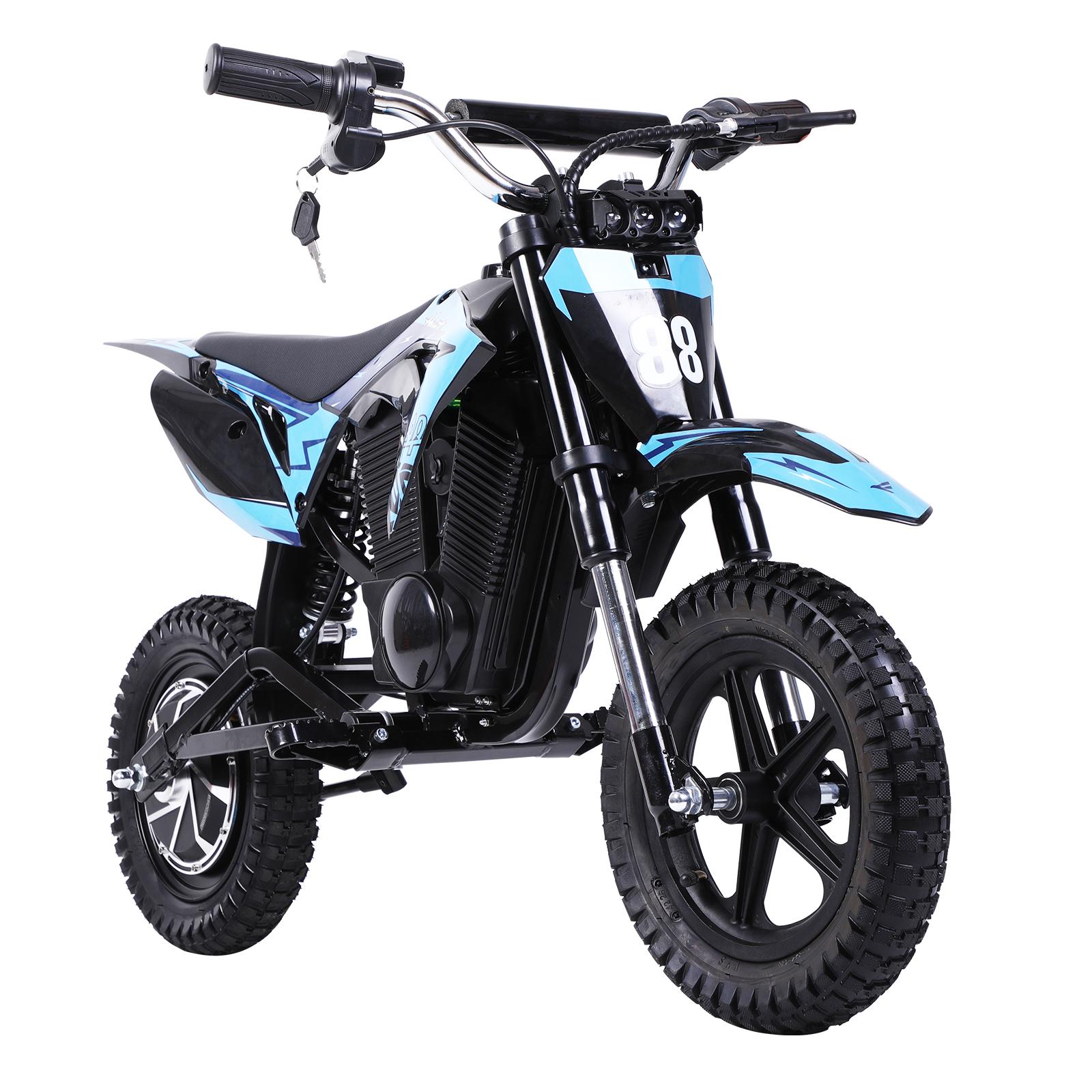 FreeBoy Y3 Elektrisches Dirtbike für Kinder & Jugendliche, 36V 5,2Ah Akku blau