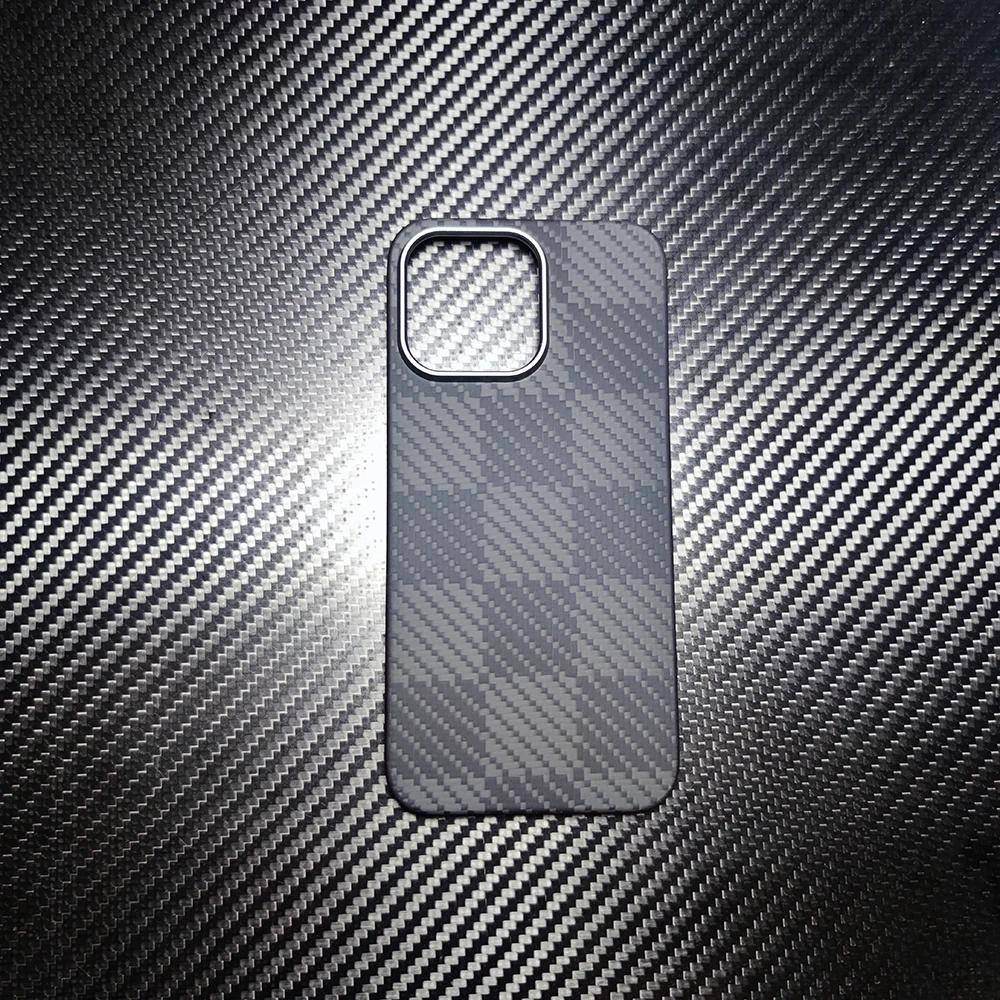 Echte Kohlefaserhülle für iPhone 16 15 Pro Max Ultra Dünn Objektiv Blaue Aramidfaser Handyhülle für iPhone 16 15 Pro Carbonhülle for iPhone 16pro