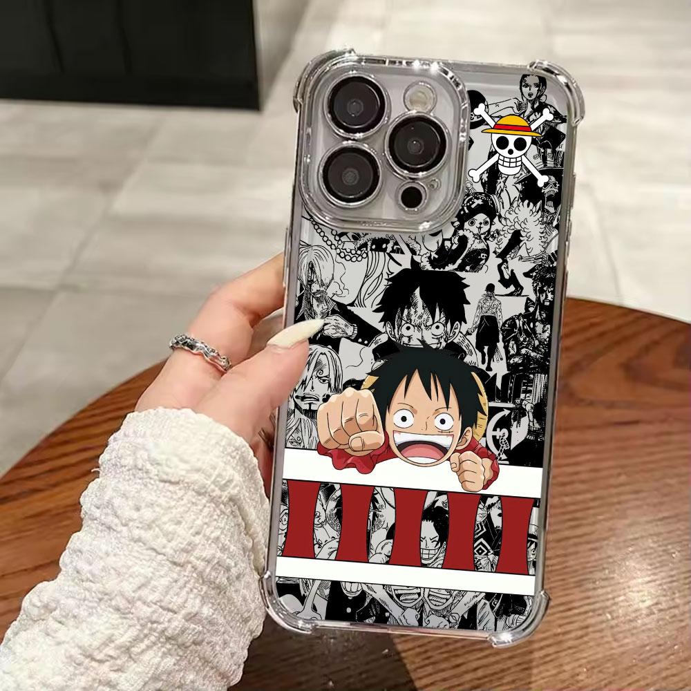 Anime One P-Pieces Zoro Shanks Hülle Für iPhone 17 Pro 16 15 14 13 12 11 Pro Max Hülle 17 Plus 17E 16E 17Air Silikon Handyhülle iPhone 15 Plus
