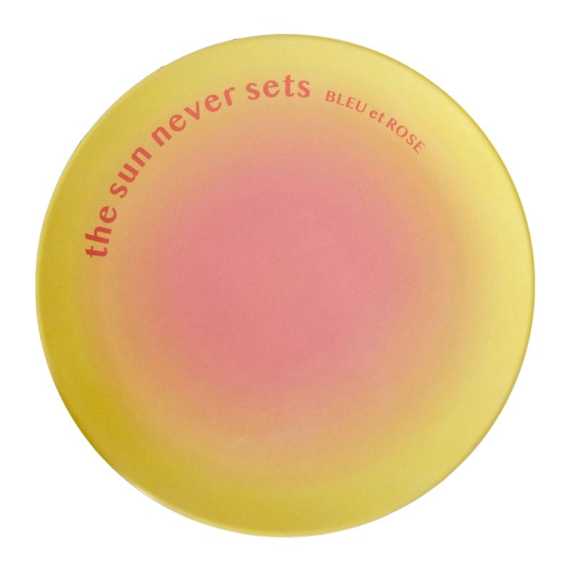 Küche Plastikteller Bambusfaser Lebensmittel Soßenschälchen Probierbrett Snack Obstteller Runder Teller Haushalt Snack Abendessen Teller 20x20x1cm pink