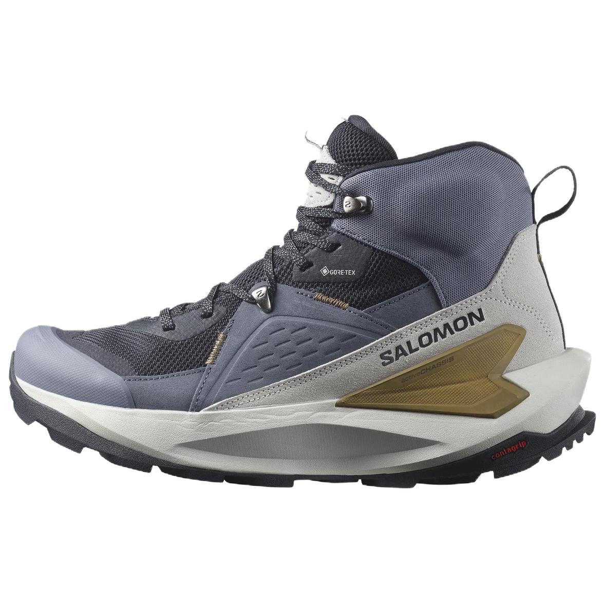 Salomon Elixir Bequeme Vielseitige Stützende Mid-Top Wanderschuhe Herren Wanderschuhe Grau L47576600 40