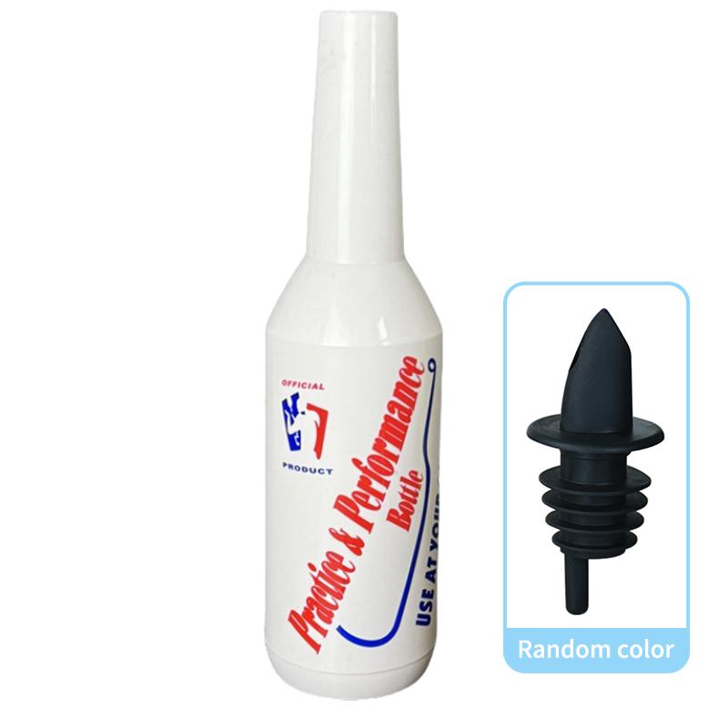 Farbe Flair Barkeeper Barkeeper Übung Bar Kneipe Flasche Wein Cocktail Shaker Leere Flasche Ausgießer Für Spirituosen Bar Zubehör weiß