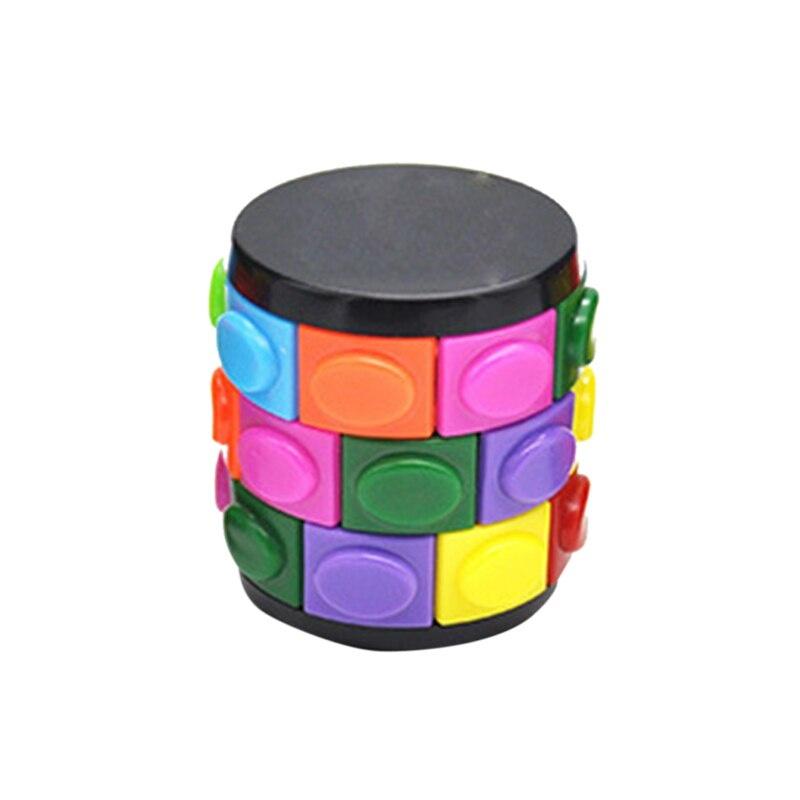 Bunter Zauberturm-Würfel, pädagogisches 3/5/7-lagiges, kreatives Schiebe-3D-Puzzle-Spielzeug, Anti-Stress-Spielzeug für Kinder