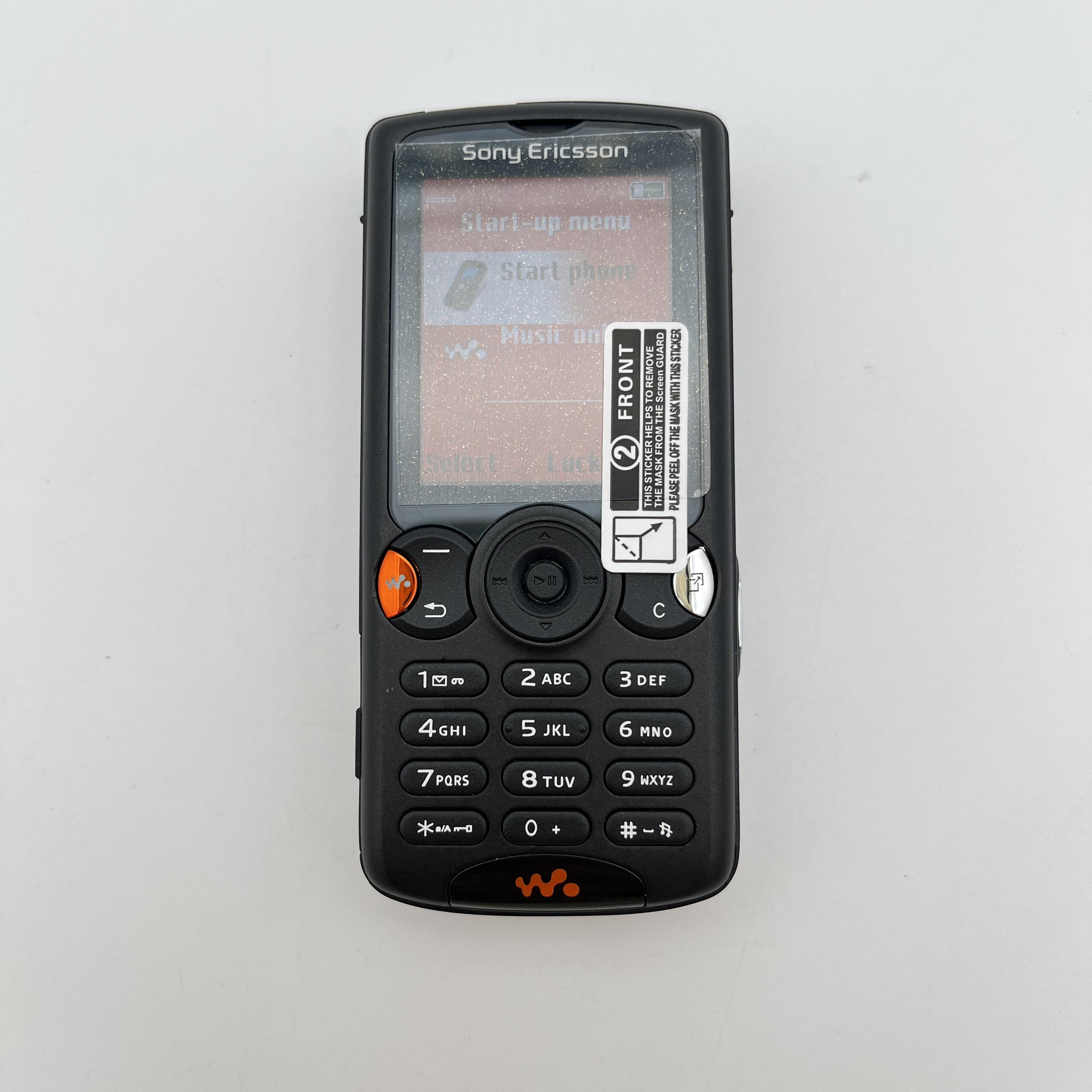 Generalüberholtes Sony Ericsson Original Sony Ericsson W810 W810i W810C GMS 2G Mobiltelefon mit 1 SIM simple set schwarz