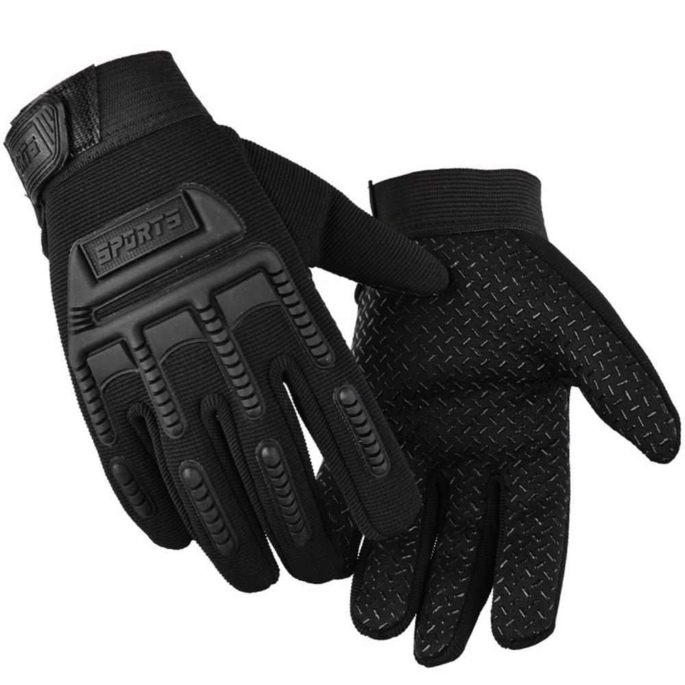 Taktische Handschuhe Outdoor-Fahrradhandschuhe für Kinder 6–11 Jahre Jungen Sport Klettern Angeln Handschuhe Anti-Rutsch-Vollfingerhandschuhe W18 For Kids 9-11 Years