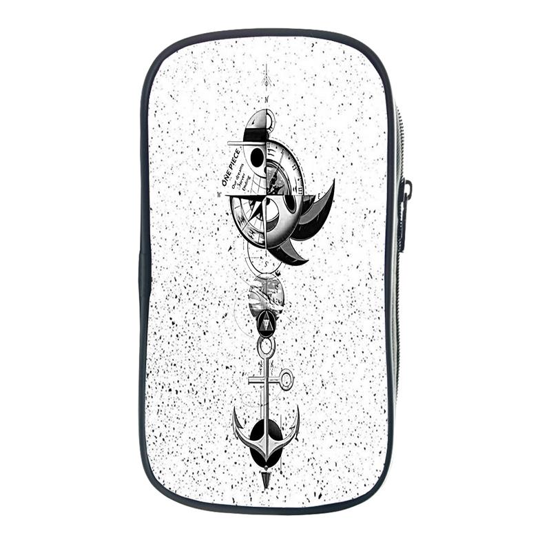 One Piece Bleistiftbeutel Zoro Ruffy Chopper Ace Law School Cases Kawaii Briefpapierhalter Tasche Stiftetui Studenten Schulbedarf 18