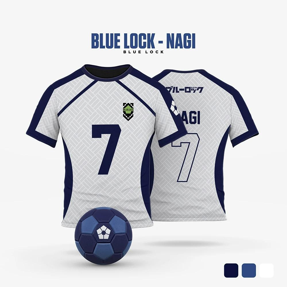 Blue Lock BAROU Cartoon Anime Cosplay 3D-Druck T-Shirts Männer Frauen Kurzarm T-Shirt Übergroße Harajuku Tees Top Kinderkleidung 6XL