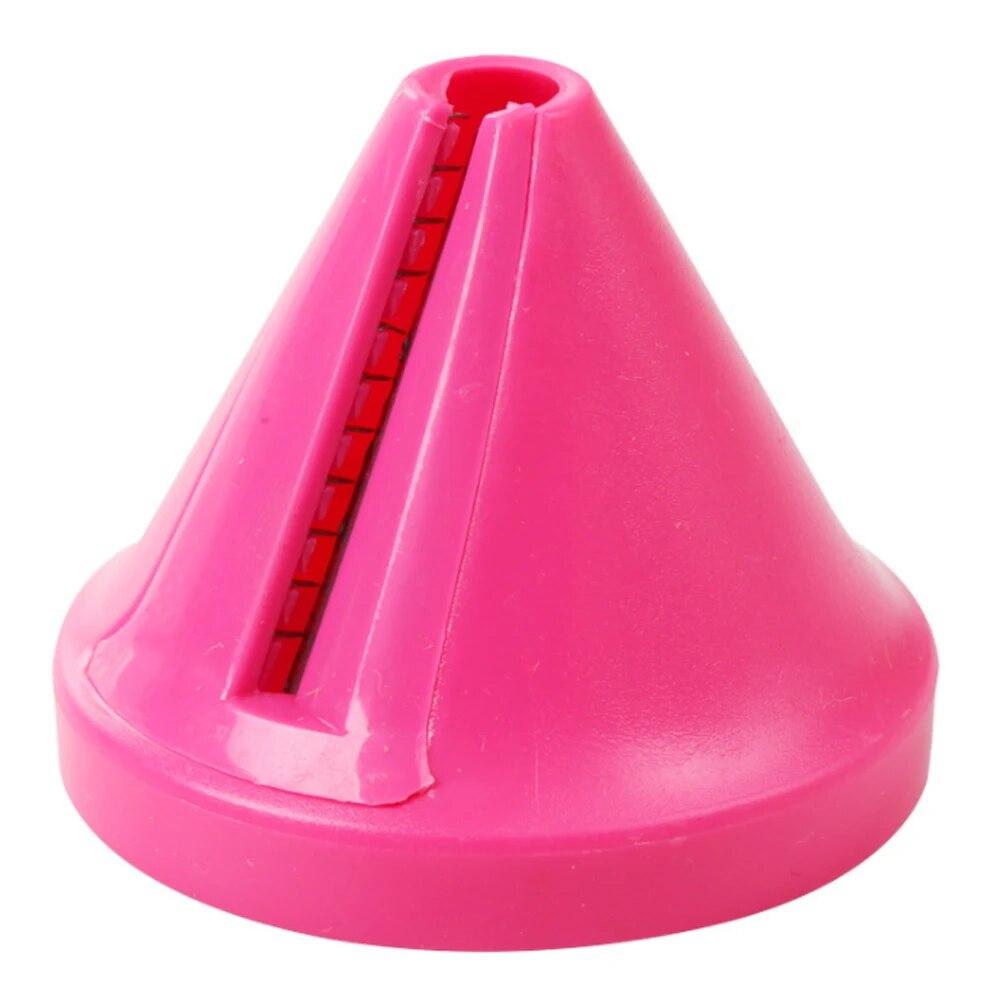 Multifunktionaler Spiralhacker Küchenwerkzeug Gemüse Obstschäler Manuelle Kartoffel Karotte Rettich Drehreibe Küchenzubehör rose rosa