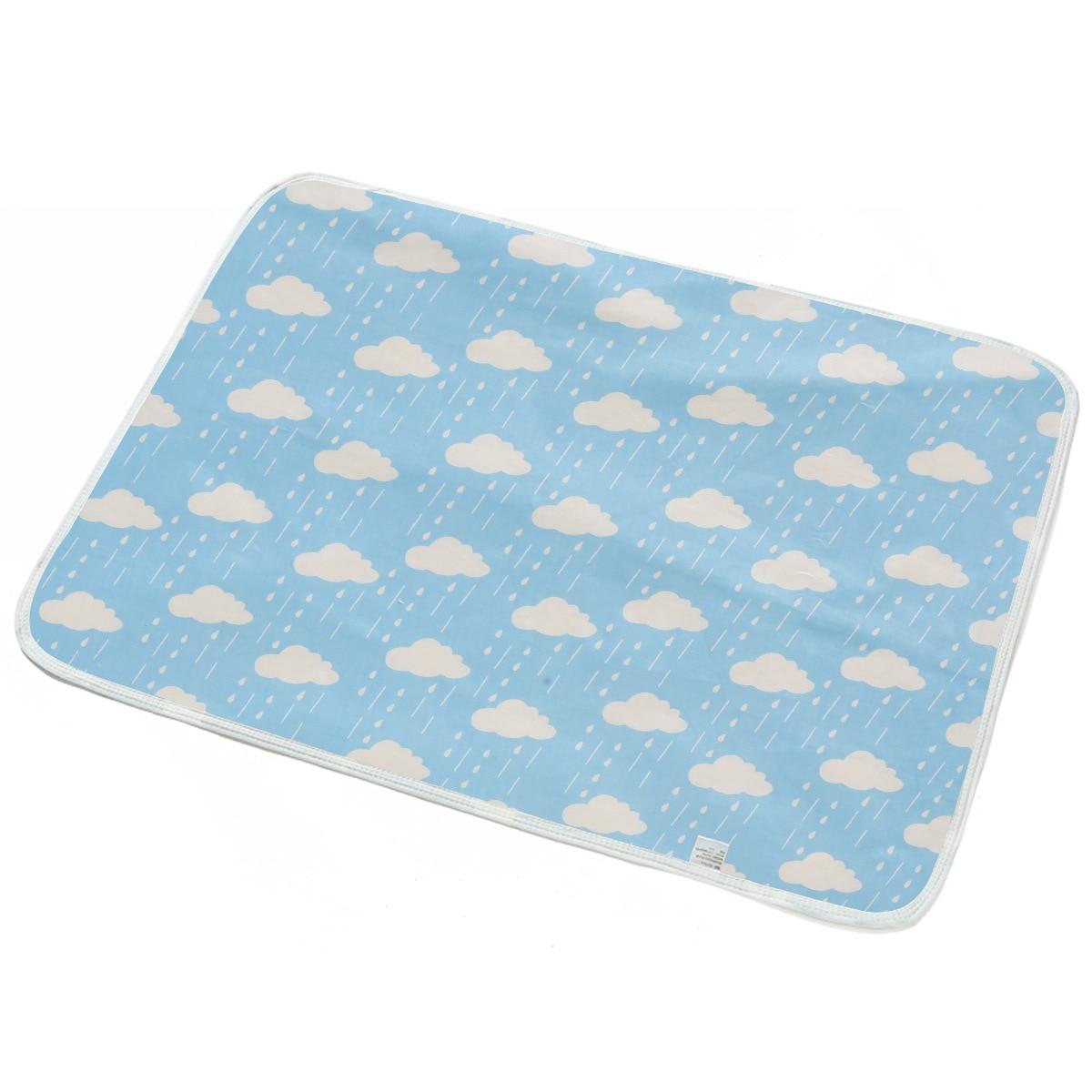 50*70 cm Baby Windel Ändern Matte Tragbare Faltbare Waschbar Wasserdichte Matratze Reise Pad Fußmatten Kissen Wiederverwendbare Pad abdeckung 50*70cm