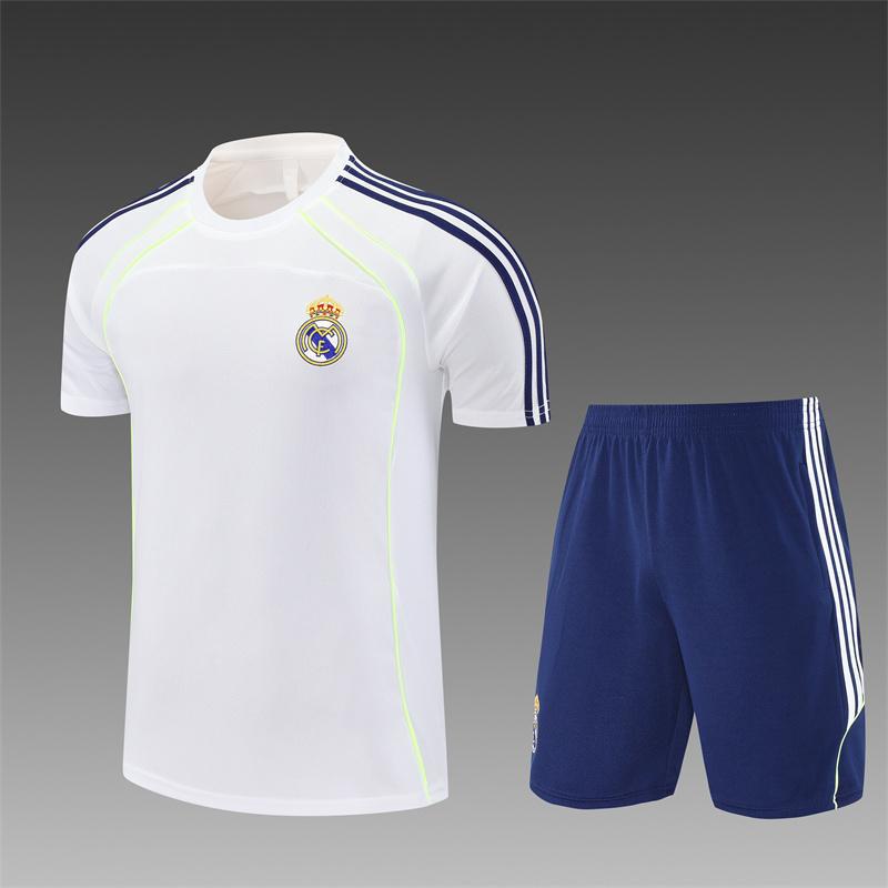 2426 Real Madrid Trikot Langarm Halbzip Vor dem Spiel Fußball Trainings-Trikot Auswärts-Trikot Erwachsenen Kurzarm Kinderanzug 20 yards