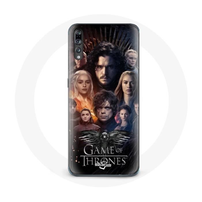 Hülle für Huawei P20 Game of Thrones Staffel 8 Game of Thrones Crew Poster Logo Eagle Gr
