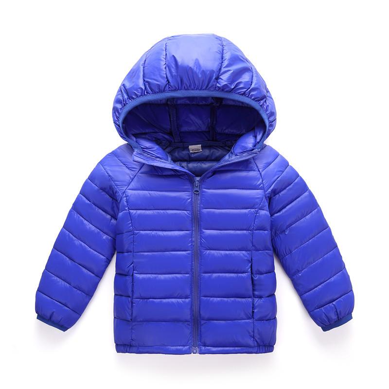 Herbst Winter Kinder Daunenjacken Für Mädchen Kinder Kleidung Warme Daunenmäntel Für Jungen Kleinkind Mädchen Oberbekleidung Kleidung 2-12 Jahre 5-6years blau