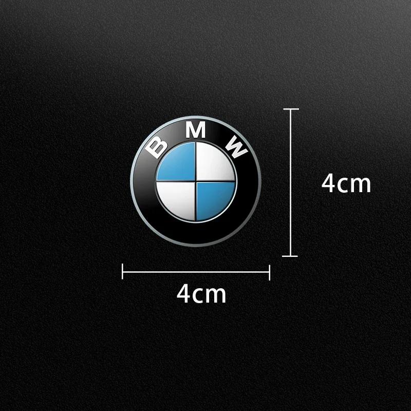 2025 Für BMW M X3 X5 X6 Auto Vordersitz Kopfstützen Abzeichen Aufkleber Auto Seitenfenster Aufkleber Für BMW 50. Kith F30 F10 E90 E34 E53 E61 5PCS