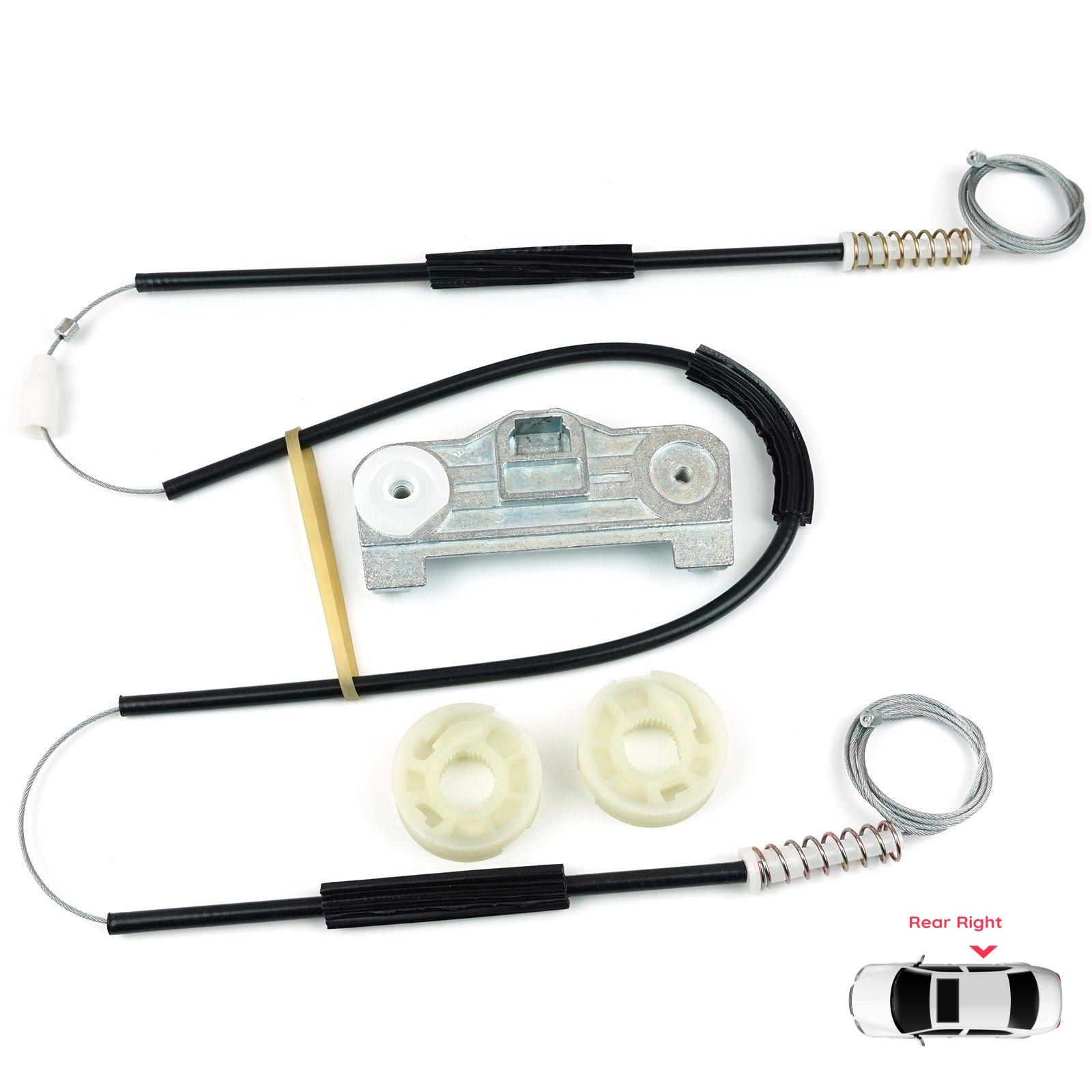 BWR310 Fensterheber Reparatursatz Hinten Rechte Tür für BMW 5er E39 1996-03/1999 4/5 Tür Vor-Facelift 51358159836