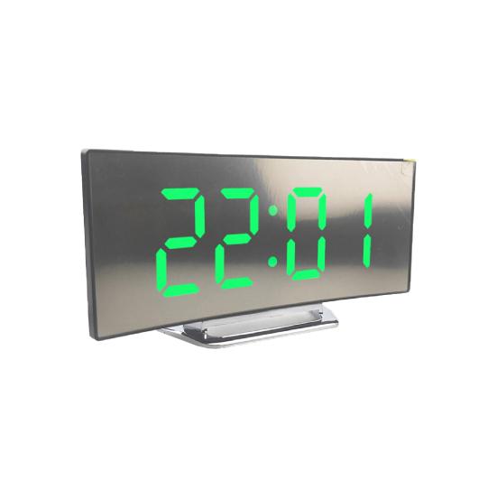 Wecker Langlebiger, verstellbarer ABS-Digital-Smart-Wecker für das Wohnzimmer grün