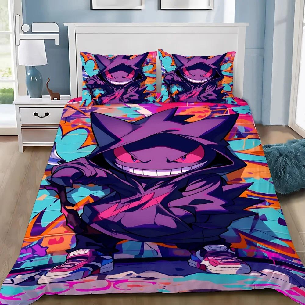 Bettbezug Kissenbezug Bettwäscheset Cartoon Böse Gengars Erwachsene Junge Mädchen Schlafzimmerdekoration Kindergeschenk Einzel Doppel Übergröße 135x200cm 2pcs