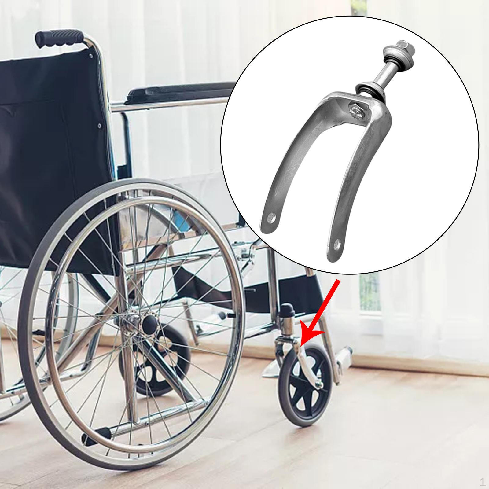 Rad 6 Zoll 7 Zoll 8 Zoll Lenkrolle Vollgummi Verschleißfest, mit Gabel Leichtgängig für Behinderte Front Fork