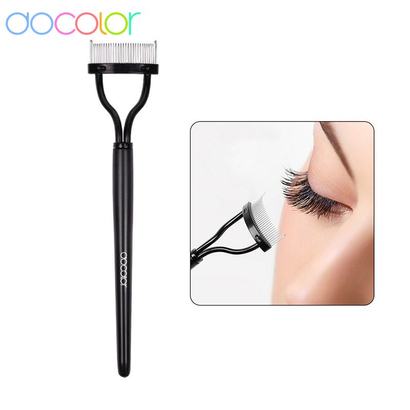 Docolor Wimpernzange Beauty Makeup Lash Separator Faltbarer Metall-Wimpernbürstenkamm Mascara Curl Beauty Makeup Eye Cosmetic Tool