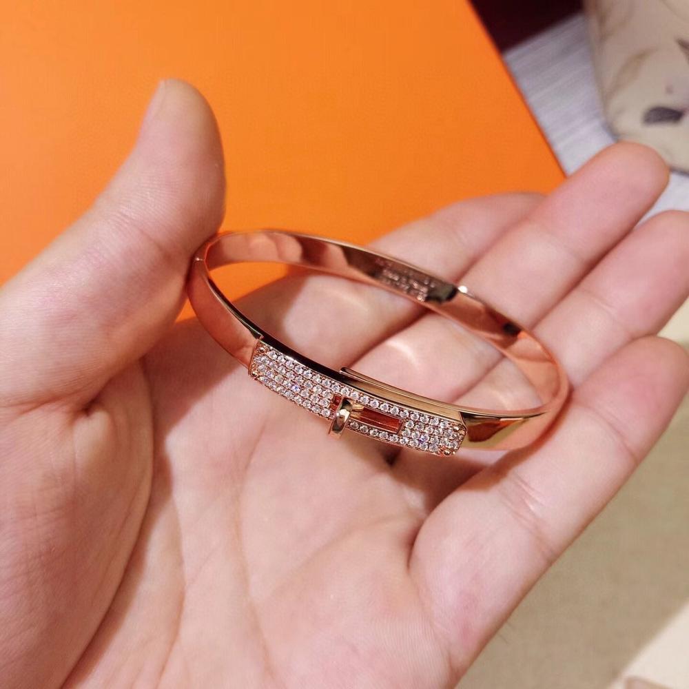 Marke Reines 925 Sterling Silber Schmuck Für Frauen Twist Lock Armreif Rose Gold Lock Armreif Hochzeit Schmuck Engagement Armband gold