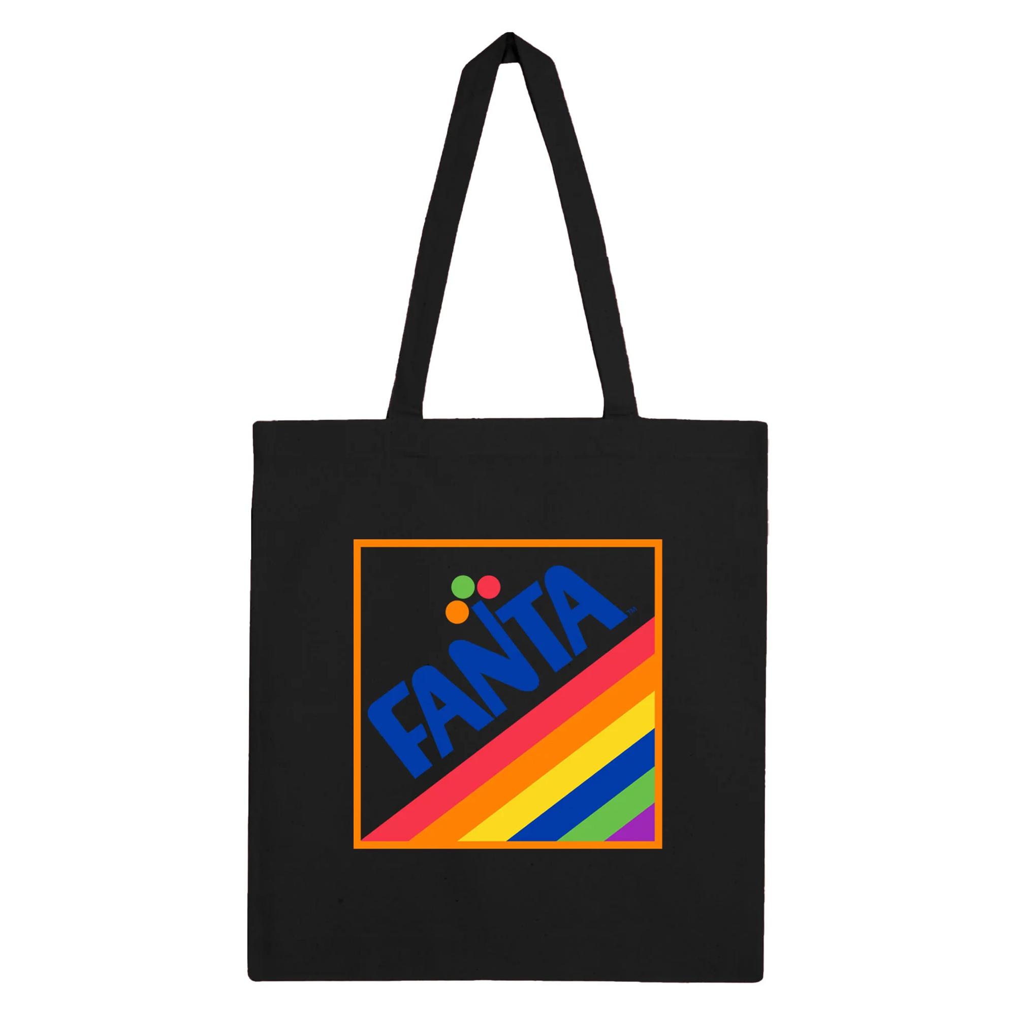 Fanta Regenbogen Einkaufstasche One Size schwarz