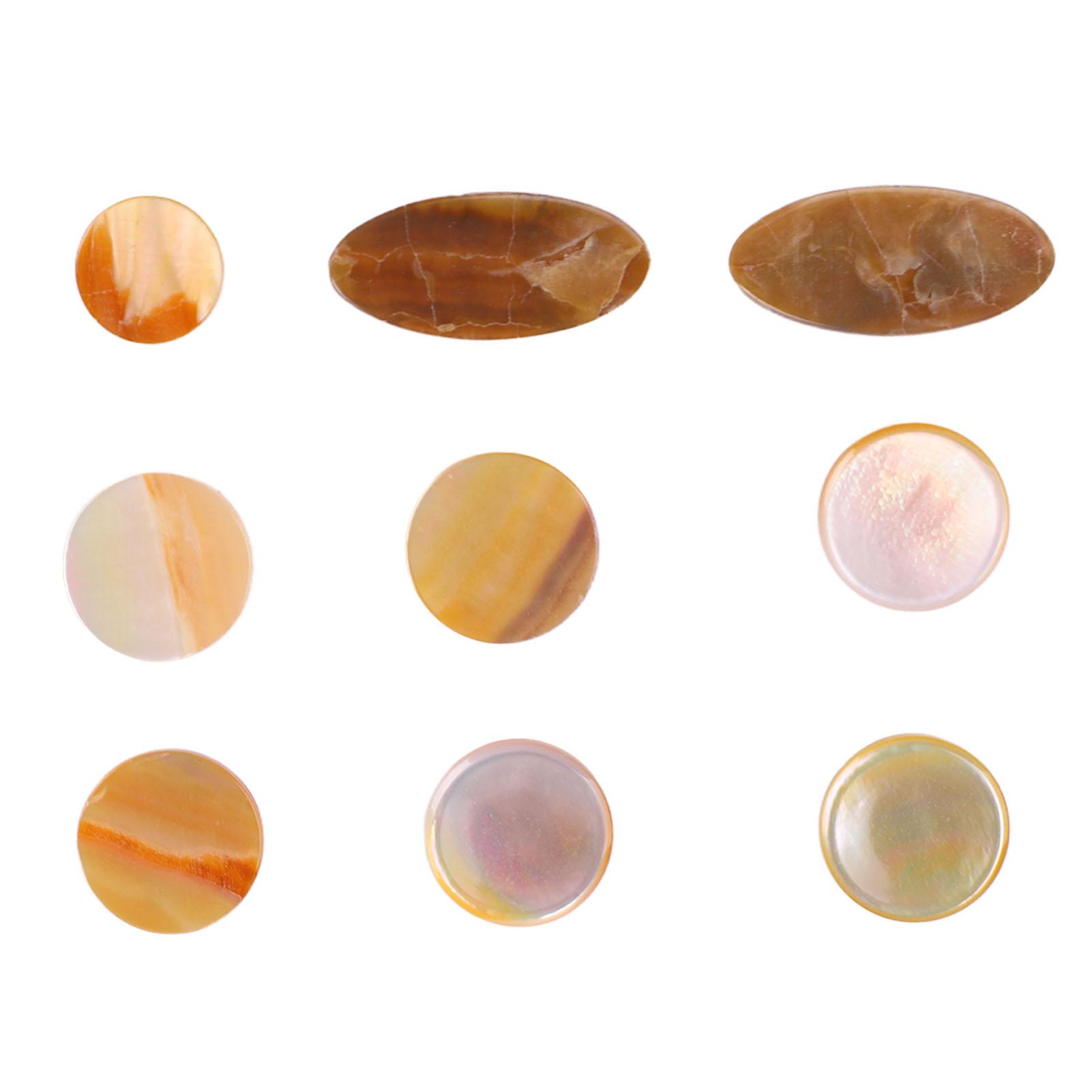 9 STÜCKE Saxophon Fingerpolster Saxophon Klappenschlüsselknöpfe Musikinstrument Zubehör Mehrere Größen C355