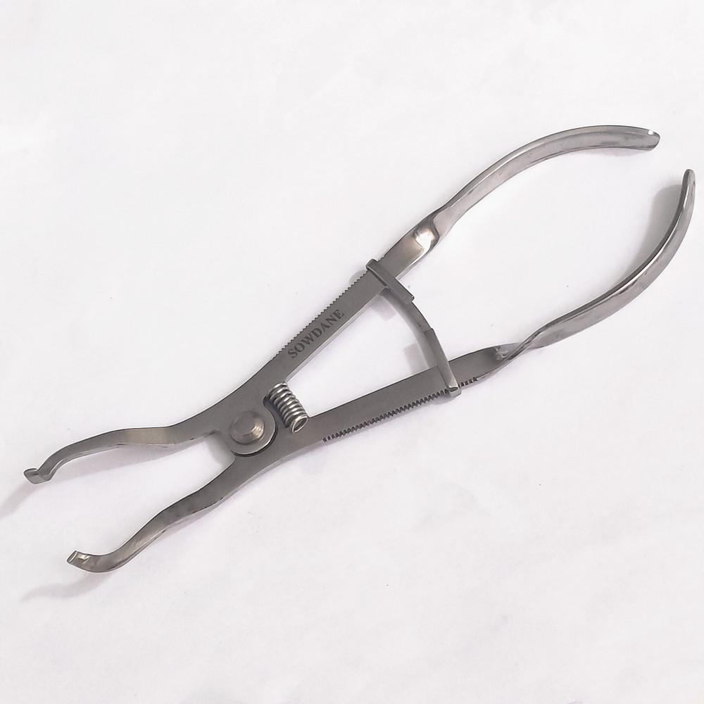 Dental Metall Matrizenkeile Set Matrix Ring Delta Gummi elastische Keil Kunststoff Holzkeil Matrizenhalter Ring Distraktor Zange 1 piece Ring forceps