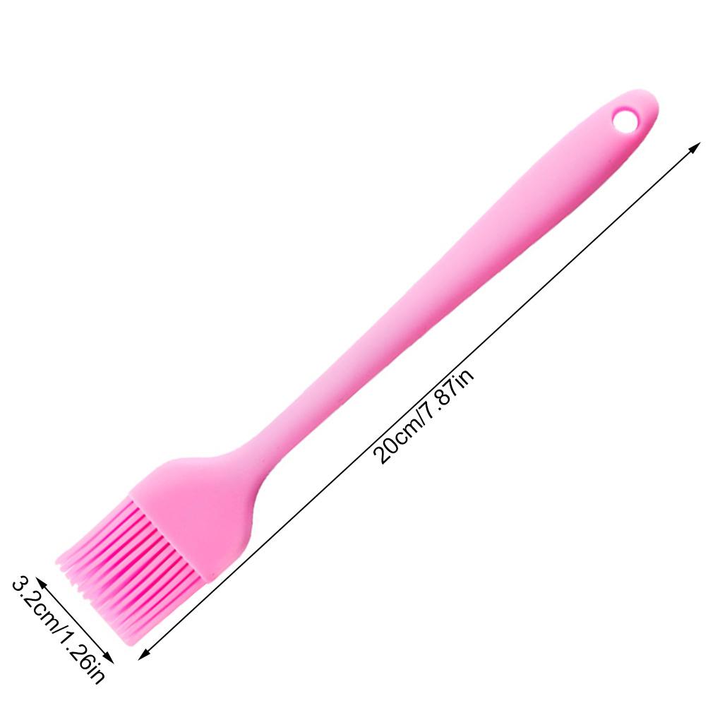 Lebensmittel Silikon Pinsel Brot Creme Cakae Werkzeuge Basting Pinsel Grill Backen Kochen Öl Pinsel Grill BBQ Werkzeug Küche Zubehör rosa