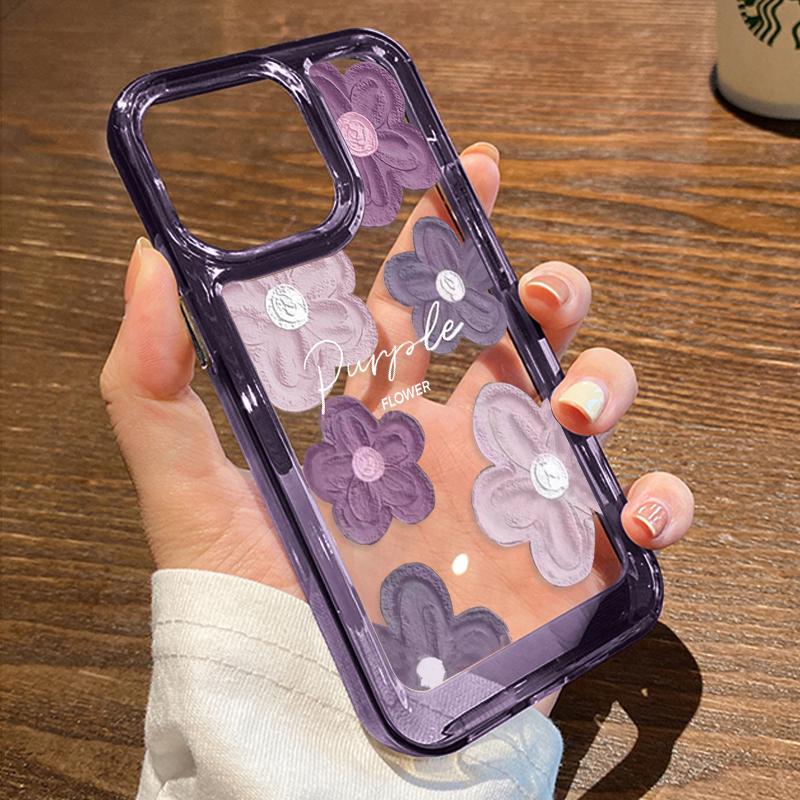 Ölgemälde Blumen Handyhülle für iPhone 14 Pro Max Hülle iPhone 13 11 12 15 Pro Max 7 8 Plus XR XS Max X SE Stoßfeste Hülle For iPhone 13 Pro gray