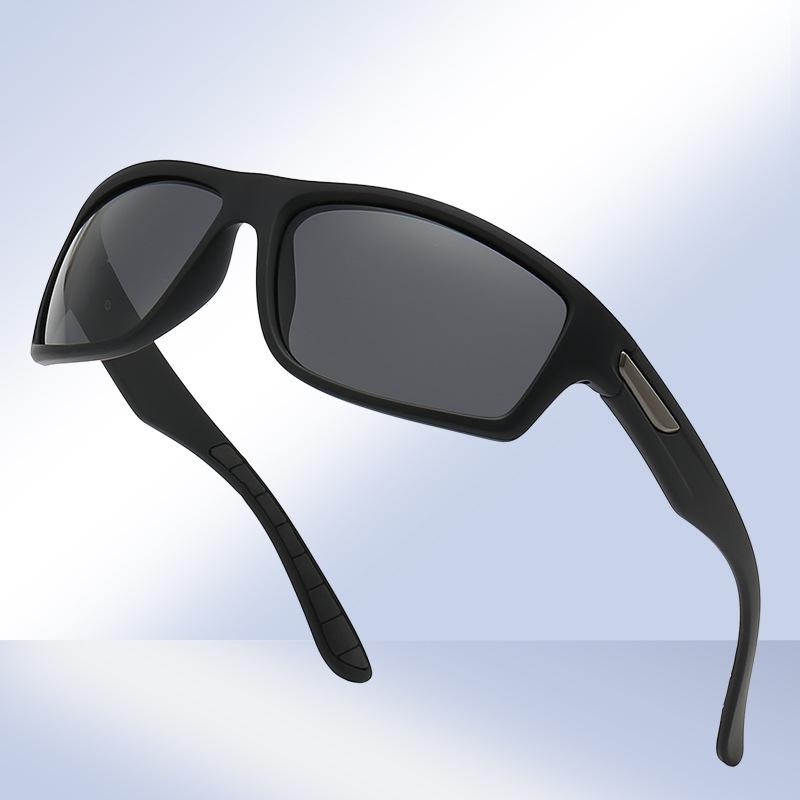 Neue Mode-Sport-polarisierte Sonnenbrille für Männer und Frauen, bunte Echtfilm-Sonnenbrille, Outdoor-Reiten, Nachtsicht-Sonnenbrille. 58-19-137