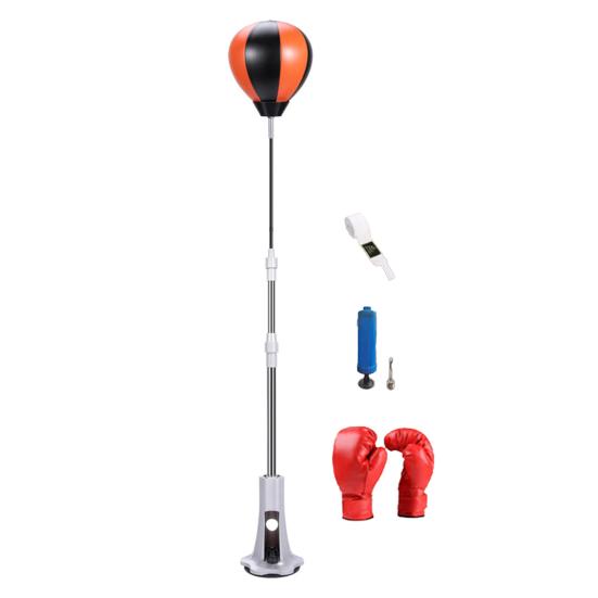 Boxsack mit Ständer, höhenverstellbar, Boxen, Reaktionsgeschwindigkeit, Trainingsball, Indoor, Vertikal, Kinder, Erwachsene, Boxen, Reaktionsball, Heim-Fitnessstudio, Fitness B