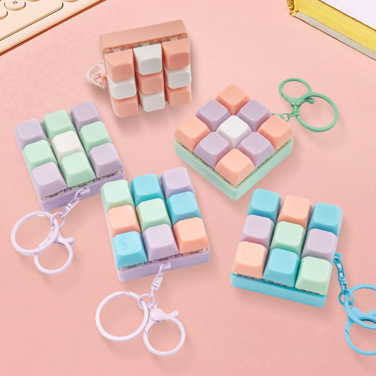 Hohe Qualität 9 Hochwertige Tasten Hochwertige Tastatur Hochwertiger Fidget Hochwertiger Schlüsselanhänger Hochwertiger Antistress Hochwertige Tastatur