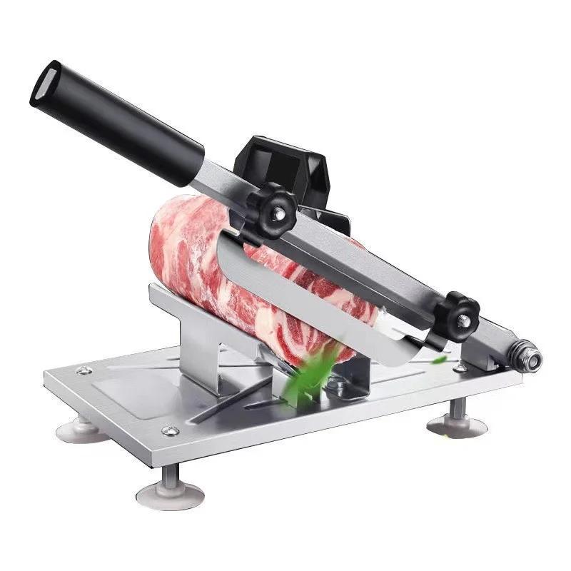 Rollschneider Haushalt Edelstahlklinge Lamm Rindfleisch Gemüse Fleisch LebensmittelSchneider Maschine Kartoffelreibe Küchenwerkzeuge Manuell Fleisch