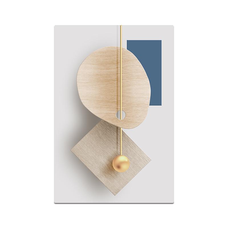 Luxus Geometrie Leinwandbild Poster Neuer Wandkunst Druck Dekorative Bilder Modernes Wohnzimmer Heimdeko Ungerahmt 20x30cm