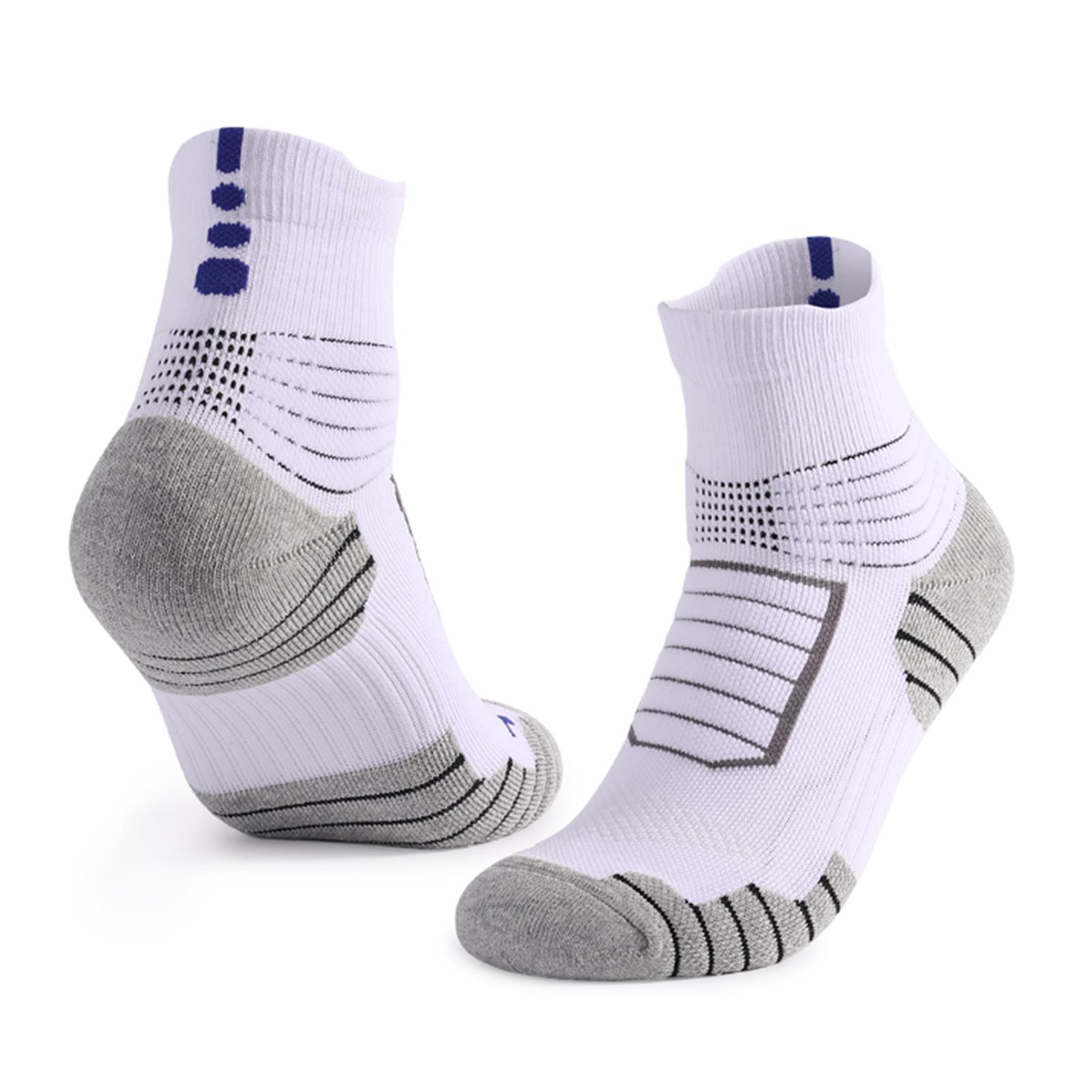 Basketball-Socken, Outdoor, atmungsaktiv, athletische Crew-Socken, Laufsport-Socken für Damen und Herren L