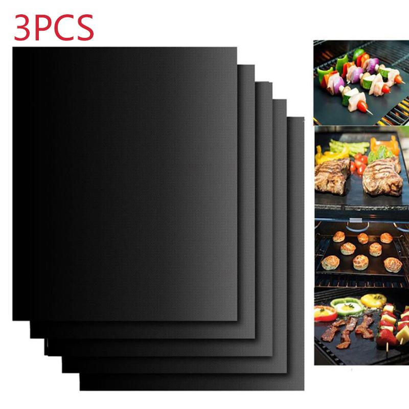 BBQ Grill Matte Wiederverwendbare Antihaft Liner Ofen Grill Folie Barbecue Liner Matte Küche Backen Grill Zubehör