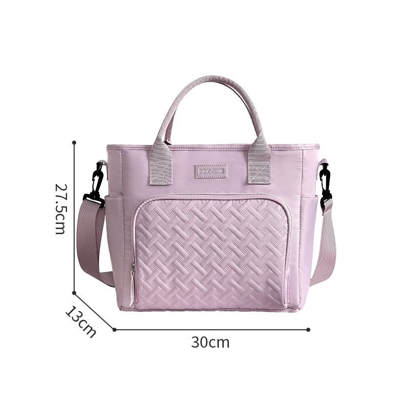 Tragbare Lunchtasche, Lebensmittelkühltasche, Thermobox, wasserdichte Büro-Kühlbox mit isoliertem Koffer und Schultergurt gray