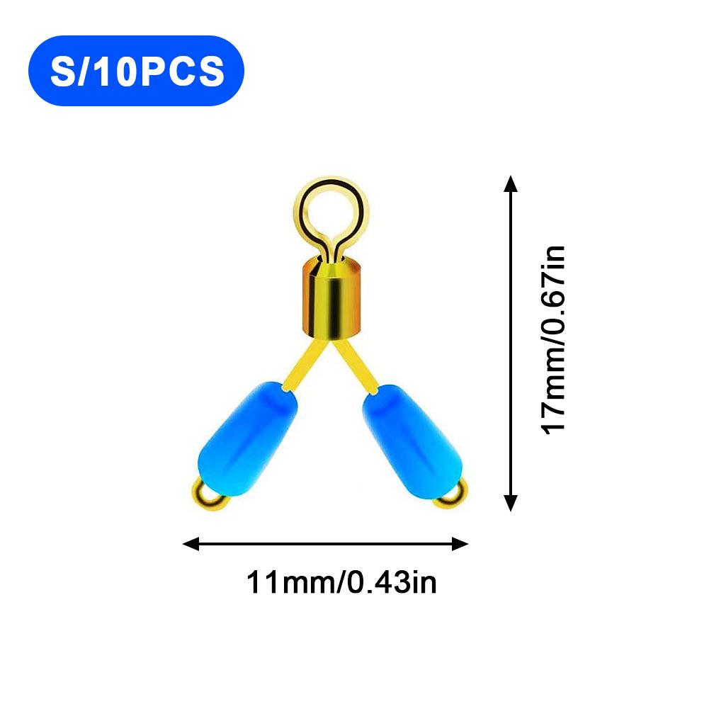 10 STÜCKE Anti-Wicklung Silikon Schnell Furkation Sub-Linie Clip Abbildung 8 Ring Anschluss Angelausrüstung Zubehör S/10PCS