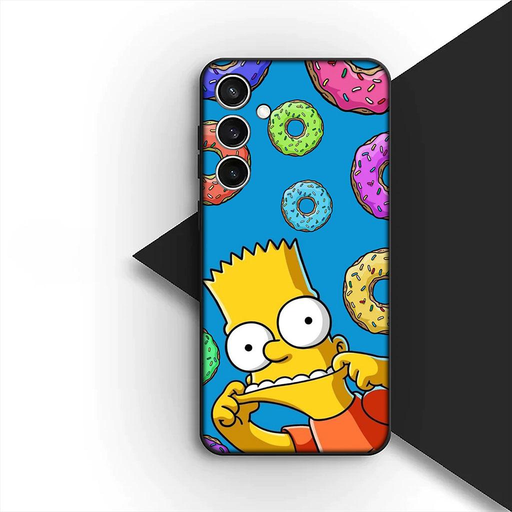Tapete S-Simpsons Bart Handyhülle Weiche Hülle für Samsung Galaxy S22 S21 S20 FE Ultra Plus A07 A17 A15 A16 A25 A57 A37 Hülle Galaxy S22 Ultra 5G