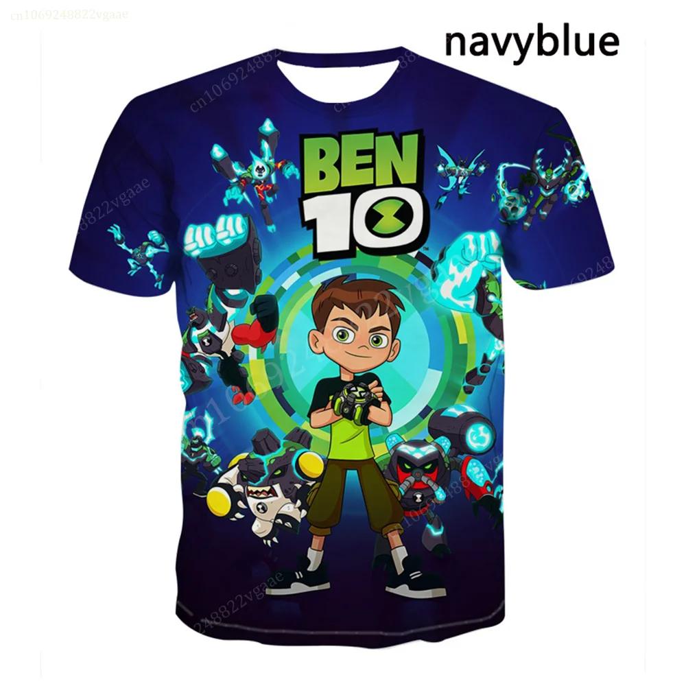 Sommer Ben Tennyson 10 T-Shirt Cartoon Jungen Mädchen T-Shirt Kinderkleidung Kinderkleidung T-Shirts Kostüm Trainingsuniform 150cm