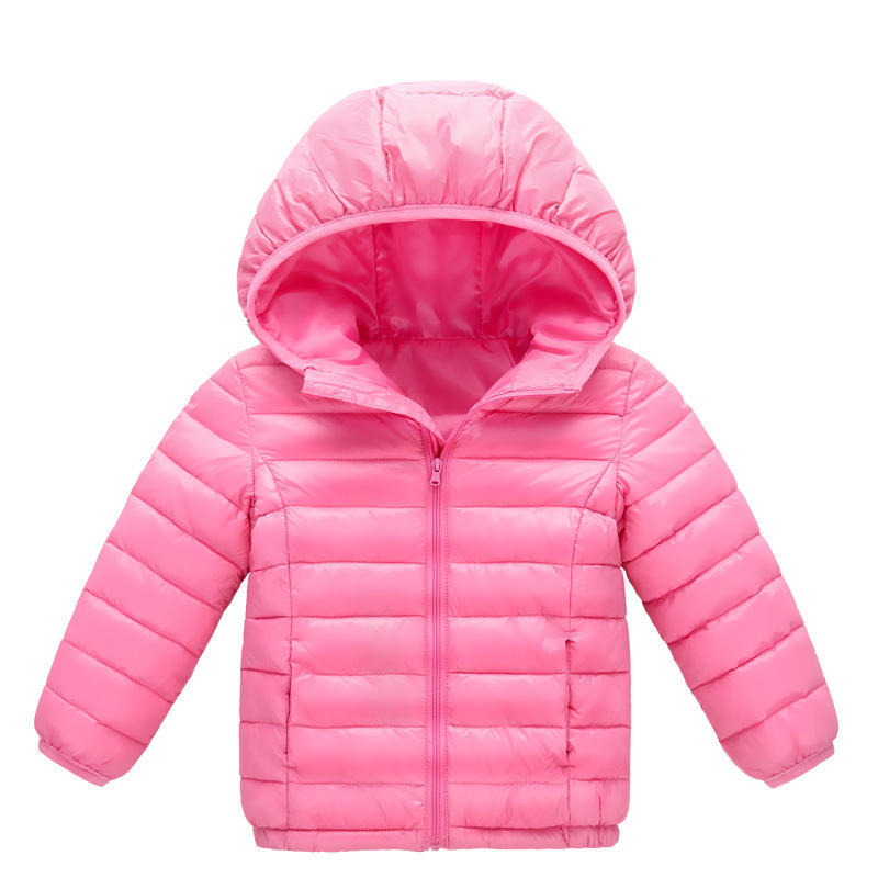 Herbst Winter Kinder Daunenjacken Für Mädchen Kinder Kleidung Warme Daunenmäntel Für Jungen Kleinkind Mädchen Oberbekleidung Kleidung 2-12 Jahre 5-6years rosa