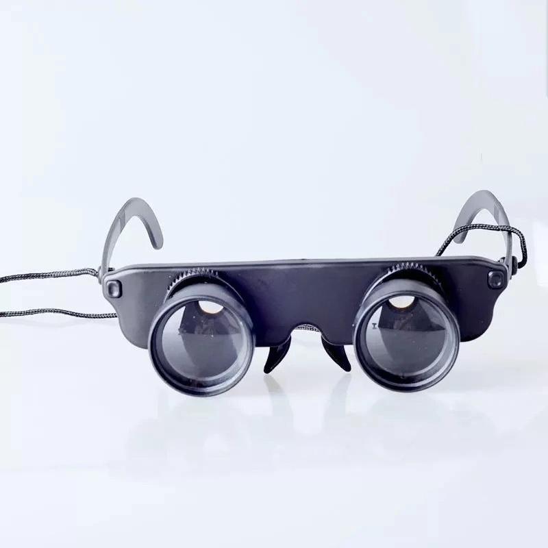 Eine Brille Angelfernrohr Ultraleicht professionelle Angelbrille Schwarz Polarisierte Brille Outdoor Angeln Fernglas Tragbar 1-3X gray