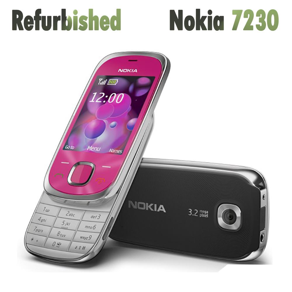 Generalüberholtes Nokia Original Nokia 7230 Mobiltelefon mit 1 SIM simple set schwarz
