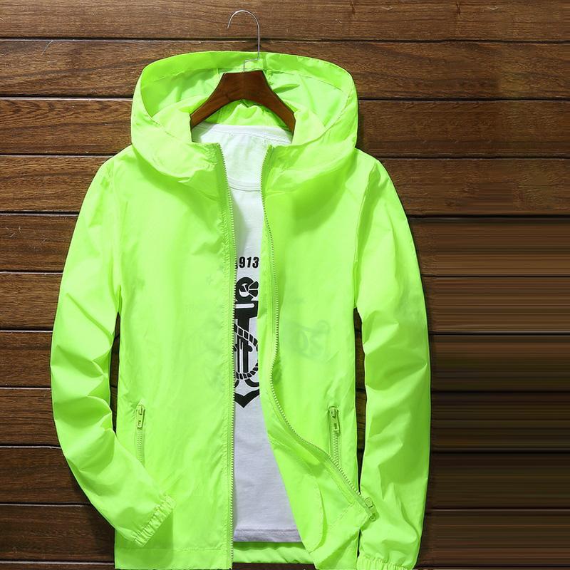 Schnelltrocknende Jacke Radfahren Laufen Sonnenschutz Wasserdicht UV Damen Herren Dünne Oberbekleidung Ultraleichte Jacke Herren Winddichte Jacke 6XL grün