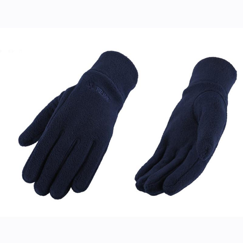 Männer Winter Voll Finger Handschuhe Paare Frauen Outdoor Fleece Warm Kalt Handschuh Motorrad Reiten Handschuhe L dunkelblau