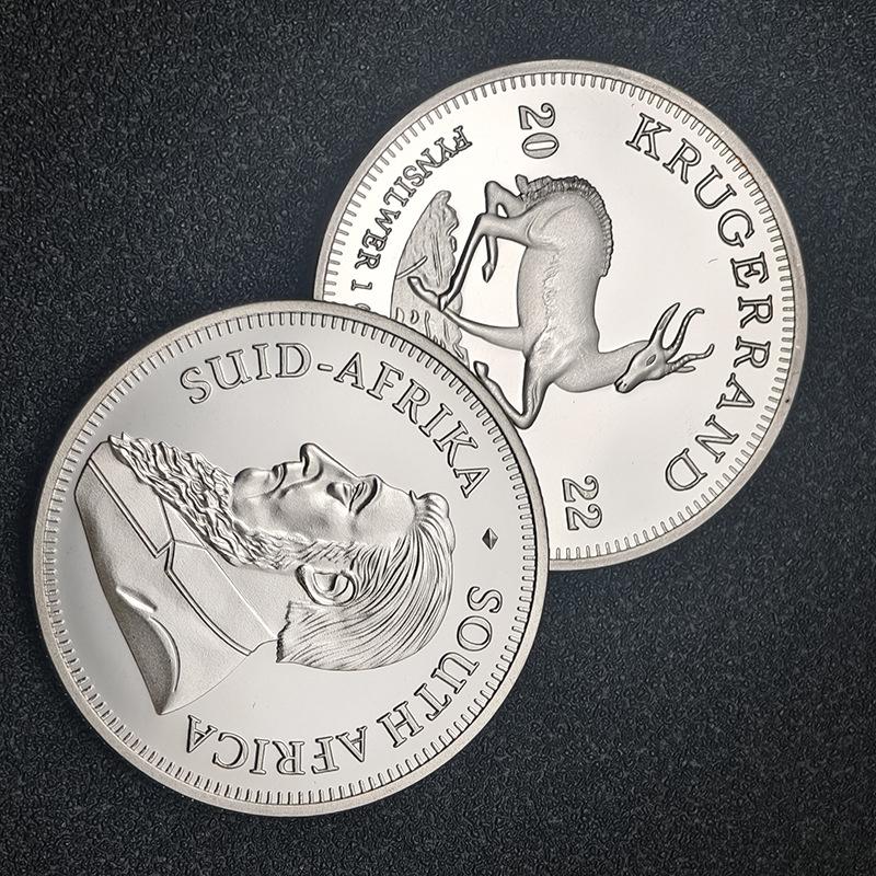 Versilberte Südafrika Krugerrand Gedenkmünze 2020-2024