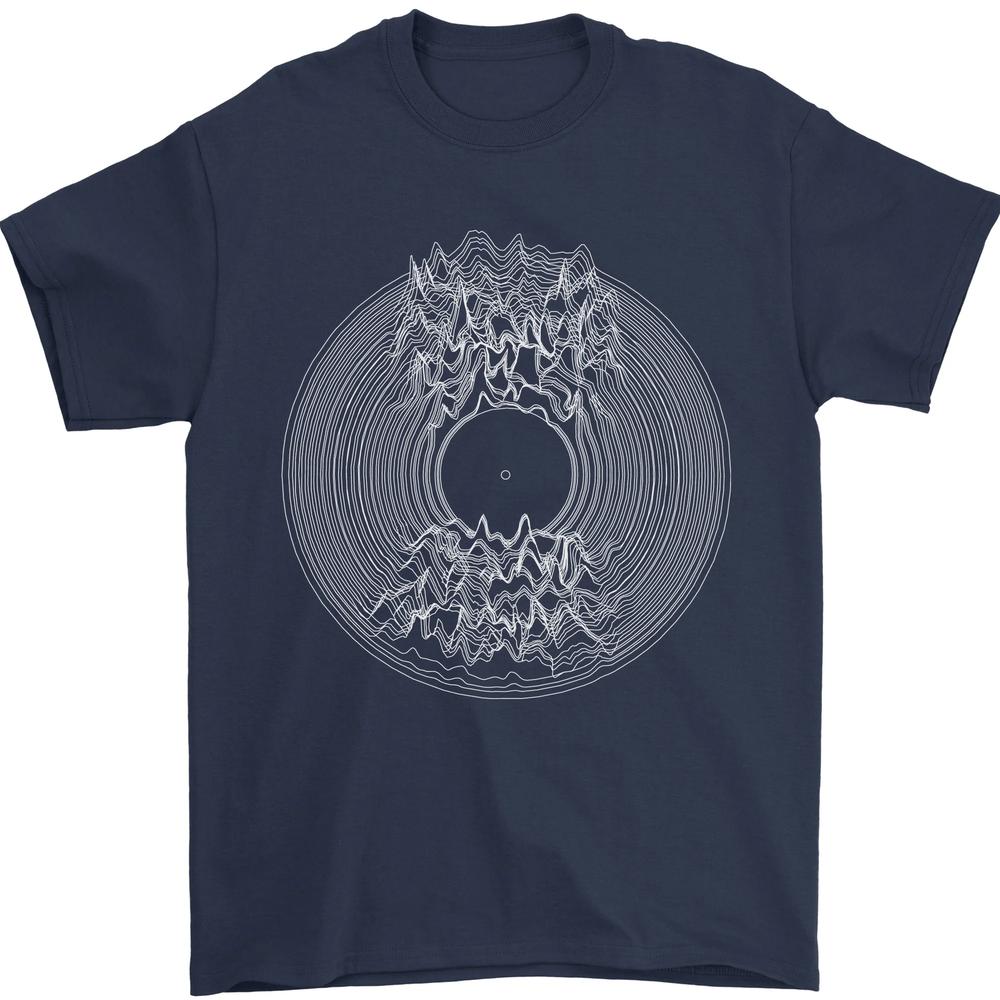 Musik Schallwellen Plattenspieler DJ Decks Unisex T-Shirt XXL