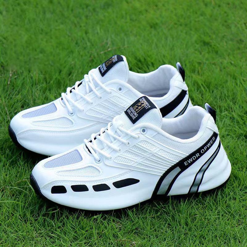 Größe 48 Herren-Sneaker Frühling Herbst Mode Bequeme Sport-Laufschuhe für Herren Leichte Weichsohlen-Sneaker Tenis Masculino 39 white