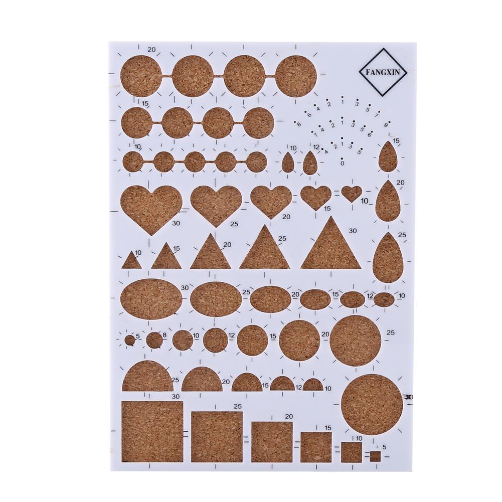 DIY Papierbastelvorlagebrett   Pinzette   Stecknadeln   Schlitzstift Quilling-Werkzeugset (Weiß) weiß